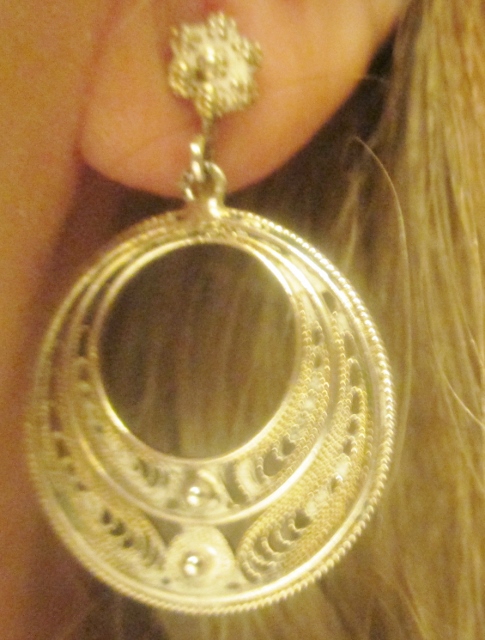 xxM1119M 830 silver earrings with screw
